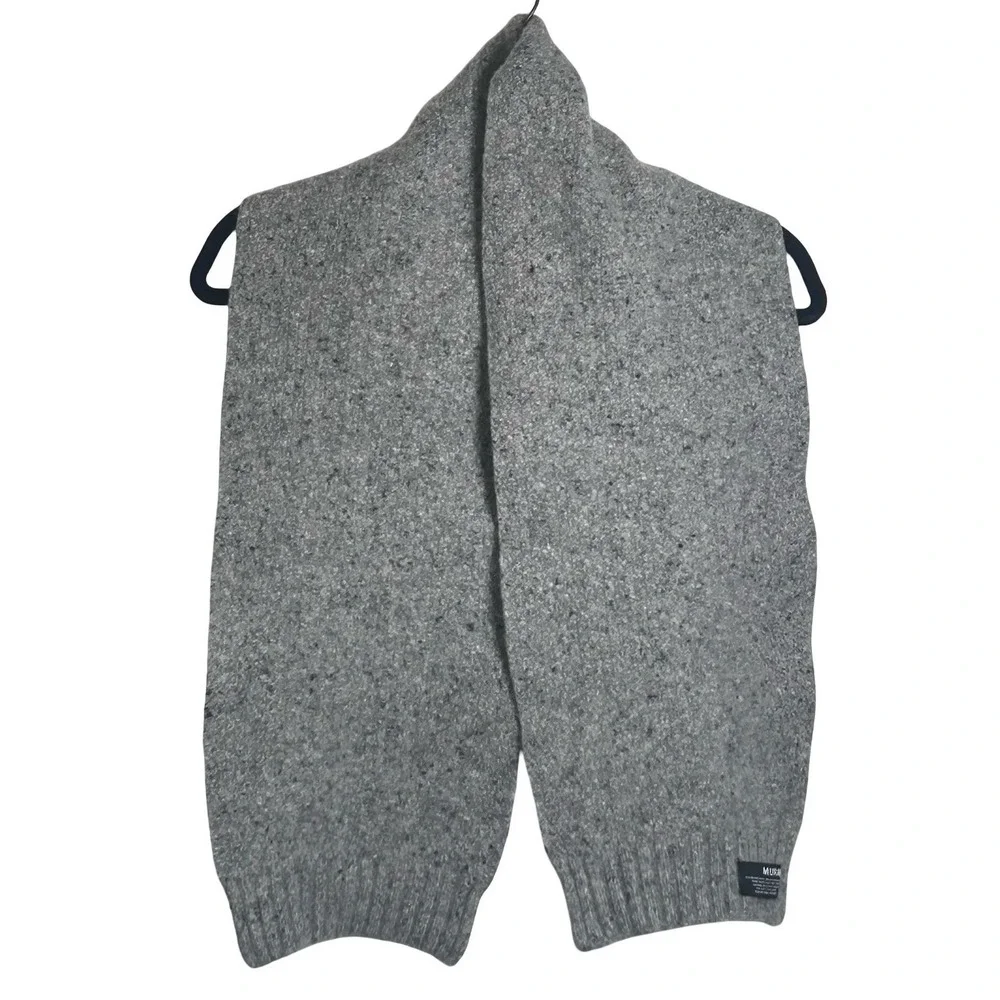 Murano Merino Wool Alpaca‎ Blend Scarf Heathered Warm Cozy